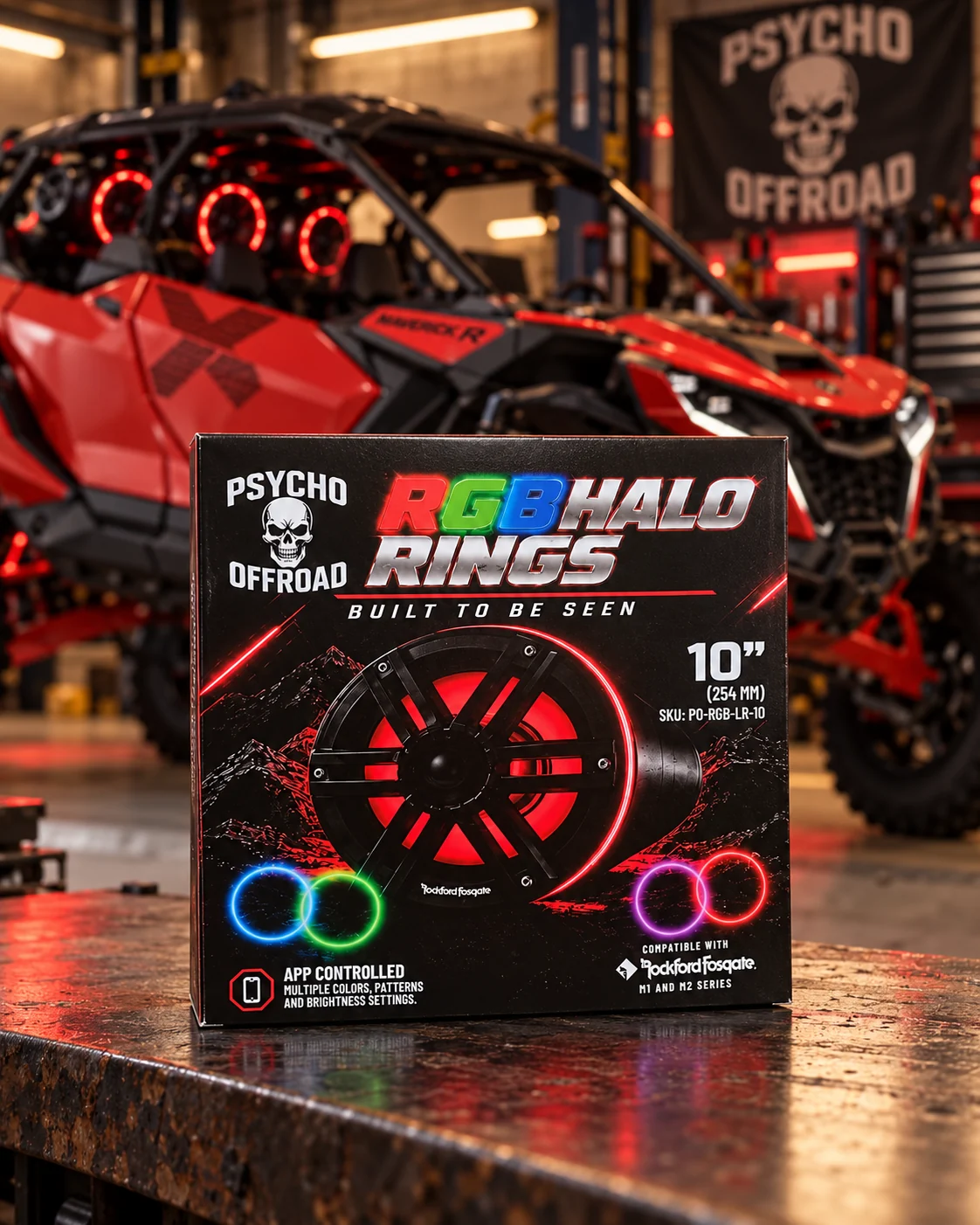 RGB Halo Ring 10"